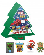 Marvel Holiday 2022 Pocket POP! Vinyl klúčenky 4-Pack Tree Holiday Box 4 cm